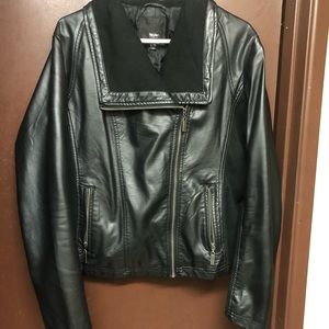 Mossimo Faux Leather Jacket Womens XL